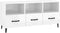 vidaXL - Tv-meubel - 102x35x50 - cm - bewerkt - hout - hoogglans - wit