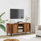 vidaXL - Tv-meubel - 102x35x50 - cm - bewerkt - hout - oud - houtkleurig