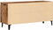 vidaXL - Tv-meubel - 102x35x50 - cm - bewerkt - hout - oud - houtkleurig