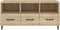 vidaXL - Tv-meubel - 102x35x50 - cm - bewerkt - hout - sonoma - eikenkleurig