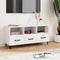 vidaXL - Tv-meubel - 102x35x50 - cm - bewerkt - hout - wit