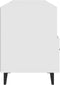 vidaXL - Tv-meubel - 102x35x50 - cm - bewerkt - hout - wit