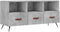 vidaXL - Tv-meubel - 102x36x50 - cm - bewerkt - hout - betongrijs