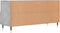 vidaXL - Tv-meubel - 102x36x50 - cm - bewerkt - hout - betongrijs
