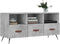 vidaXL - Tv-meubel - 102x36x50 - cm - bewerkt - hout - betongrijs