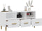 vidaXL - Tv-meubel - 102x36x50 - cm - bewerkt - hout - betongrijs