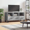 vidaXL - Tv-meubel - 102x36x50 - cm - bewerkt - hout - betongrijs