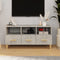 vidaXL - Tv-meubel - 102x36x50 - cm - bewerkt - hout - betongrijs