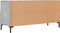 vidaXL - Tv-meubel - 102x36x50 - cm - bewerkt - hout - betongrijs