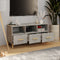 vidaXL - Tv-meubel - 102x36x50 - cm - bewerkt - hout - betongrijs