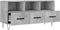 vidaXL - Tv-meubel - 102x36x50 - cm - bewerkt - hout - betongrijs