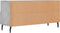 vidaXL - Tv-meubel - 102x36x50 - cm - bewerkt - hout - betongrijs