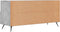 vidaXL - Tv-meubel - 102x36x50 - cm - bewerkt - hout - betongrijs
