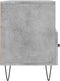 vidaXL - Tv-meubel - 102x36x50 - cm - bewerkt - hout - betongrijs