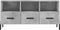 vidaXL - Tv-meubel - 102x36x50 - cm - bewerkt - hout - betongrijs