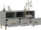 vidaXL - Tv-meubel - 102x36x50 - cm - bewerkt - hout - betongrijs