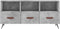 vidaXL - Tv-meubel - 102x36x50 - cm - bewerkt - hout - betongrijs