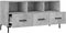 vidaXL - Tv-meubel - 102x36x50 - cm - bewerkt - hout - betongrijs