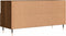 vidaXL - Tv-meubel - 102x36x50 - cm - bewerkt - hout - bruin - eikenkleur