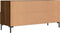 vidaXL - Tv-meubel - 102x36x50 - cm - bewerkt - hout - bruin - eikenkleur
