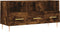 vidaXL - Tv-meubel - 102x36x50 - cm - bewerkt - hout - gerookt - eikenkleurig