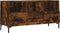 vidaXL - Tv-meubel - 102x36x50 - cm - bewerkt - hout - gerookt - eikenkleurig