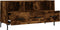 vidaXL - Tv-meubel - 102x36x50 - cm - bewerkt - hout - gerookt - eikenkleurig