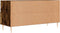 vidaXL - Tv-meubel - 102x36x50 - cm - bewerkt - hout - gerookt - eikenkleurig