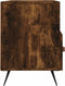 vidaXL - Tv-meubel - 102x36x50 - cm - bewerkt - hout - gerookt - eikenkleurig