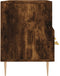 vidaXL - Tv-meubel - 102x36x50 - cm - bewerkt - hout - gerookt - eikenkleurig
