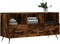 vidaXL - Tv-meubel - 102x36x50 - cm - bewerkt - hout - gerookt - eikenkleurig