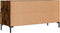 vidaXL - Tv-meubel - 102x36x50 - cm - bewerkt - hout - gerookt - eikenkleurig