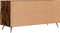 vidaXL - Tv-meubel - 102x36x50 - cm - bewerkt - hout - gerookt - eikenkleurig