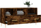 vidaXL - Tv-meubel - 102x36x50 - cm - bewerkt - hout - gerookt - eikenkleurig