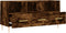 vidaXL - Tv-meubel - 102x36x50 - cm - bewerkt - hout - gerookt - eikenkleurig