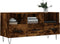 vidaXL - Tv-meubel - 102x36x50 - cm - bewerkt - hout - gerookt - eikenkleurig