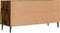 vidaXL - Tv-meubel - 102x36x50 - cm - bewerkt - hout - gerookt - eikenkleurig
