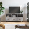 vidaXL - Tv-meubel - 102x36x50 - cm - bewerkt - hout - grijs - sonoma - eikenkleurig