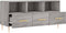 vidaXL - Tv-meubel - 102x36x50 - cm - bewerkt - hout - grijs - sonoma - eikenkleurig