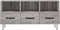 vidaXL - Tv-meubel - 102x36x50 - cm - bewerkt - hout - grijs - sonoma - eikenkleurig