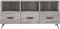 vidaXL - Tv-meubel - 102x36x50 - cm - bewerkt - hout - grijs - sonoma - eikenkleurig