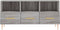vidaXL - Tv-meubel - 102x36x50 - cm - bewerkt - hout - grijs - sonoma - eikenkleurig