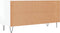 vidaXL - Tv-meubel - 102x36x50 - cm - bewerkt - hout - hoogglans - wit