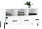 vidaXL - Tv-meubel - 102x36x50 - cm - bewerkt - hout - hoogglans - wit