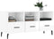 vidaXL - Tv-meubel - 102x36x50 - cm - bewerkt - hout - hoogglans - wit