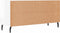 vidaXL - Tv-meubel - 102x36x50 - cm - bewerkt - hout - hoogglans - wit