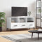 vidaXL - Tv-meubel - 102x36x50 - cm - bewerkt - hout - hoogglans - wit