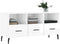 vidaXL - Tv-meubel - 102x36x50 - cm - bewerkt - hout - hoogglans - wit
