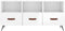 vidaXL - Tv-meubel - 102x36x50 - cm - bewerkt - hout - hoogglans - wit