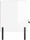 vidaXL - Tv-meubel - 102x36x50 - cm - bewerkt - hout - hoogglans - wit
